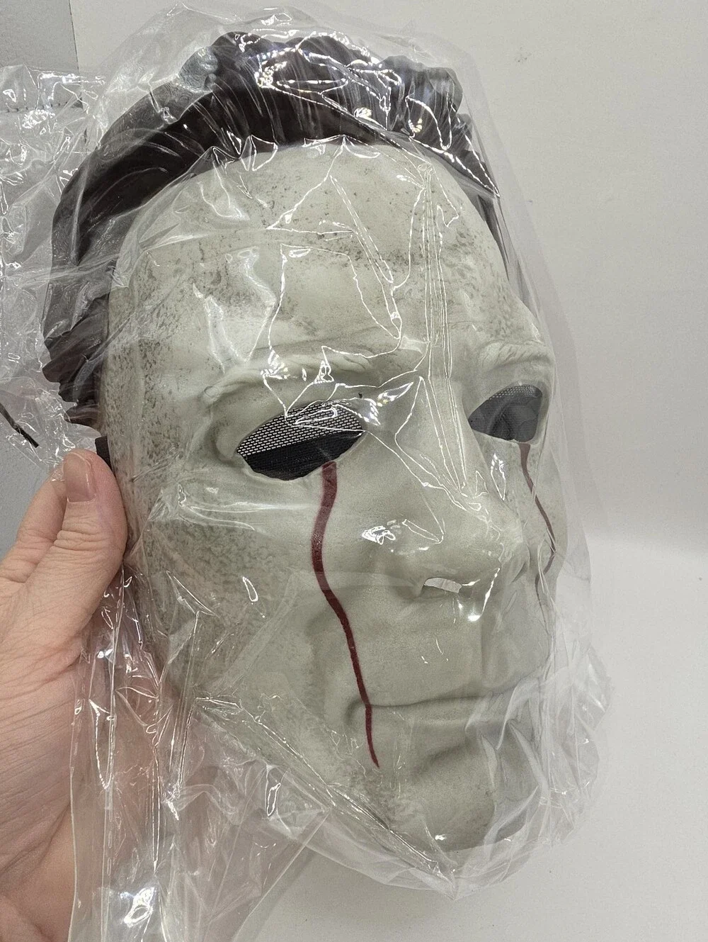 Halloween 2 Michael Myers Adult Mask Plastic Scary Bloody Eyes
